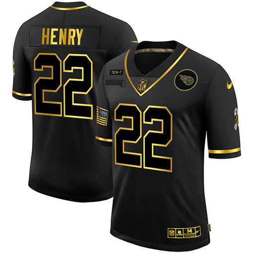 Nike Titans 22 Derrick Henry Black Gold 2020 Salute To Service Limited Jersey Dyin,We sell and wholesale Nike Titans 22 Derrick Henry Black Gold 2020 Salute To Service Limited Jersey Dyin on line form chian!